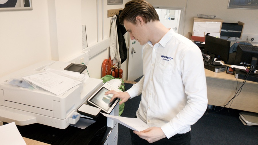 Network Engineer with Photocopier
